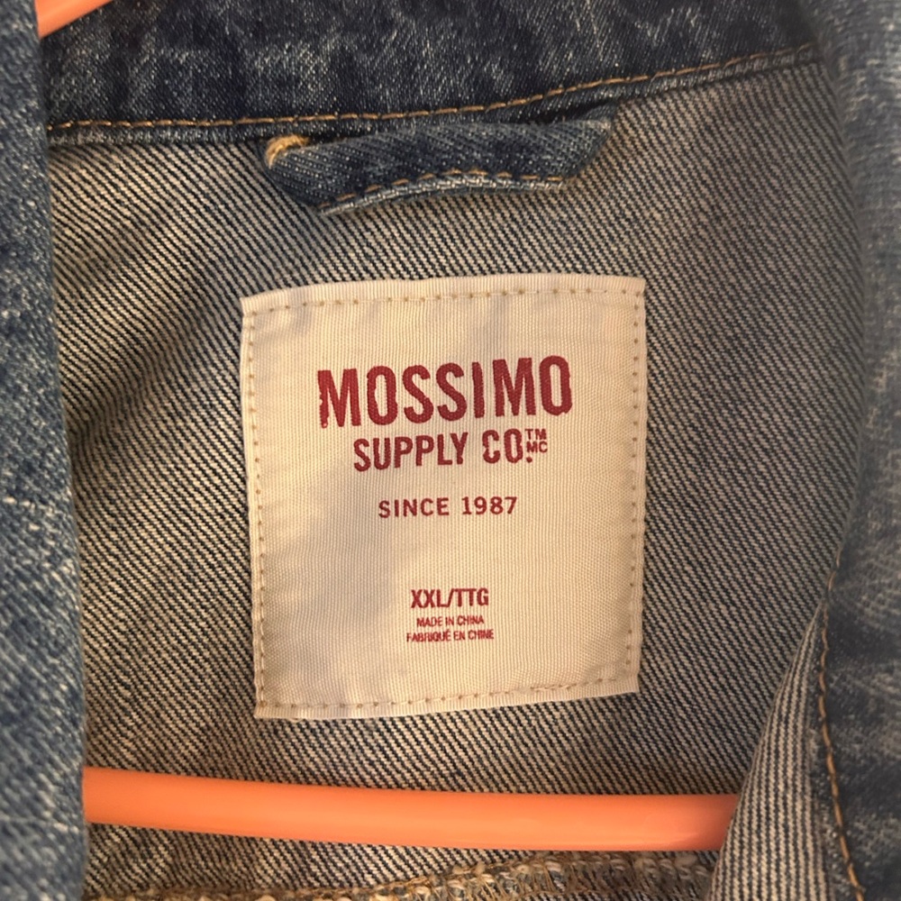 Mossimo Supply Co. Blue Denim Vest - Picture 2 of 5
